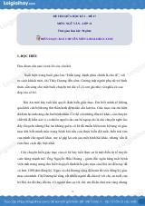 Đề kiểm tra giữa kì 1 Ngữ văn 11 - Đề số 17 có lời giải chi tiết